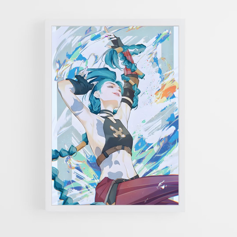 Poster Jinx lol – affiche League Of Legends (vue 3)